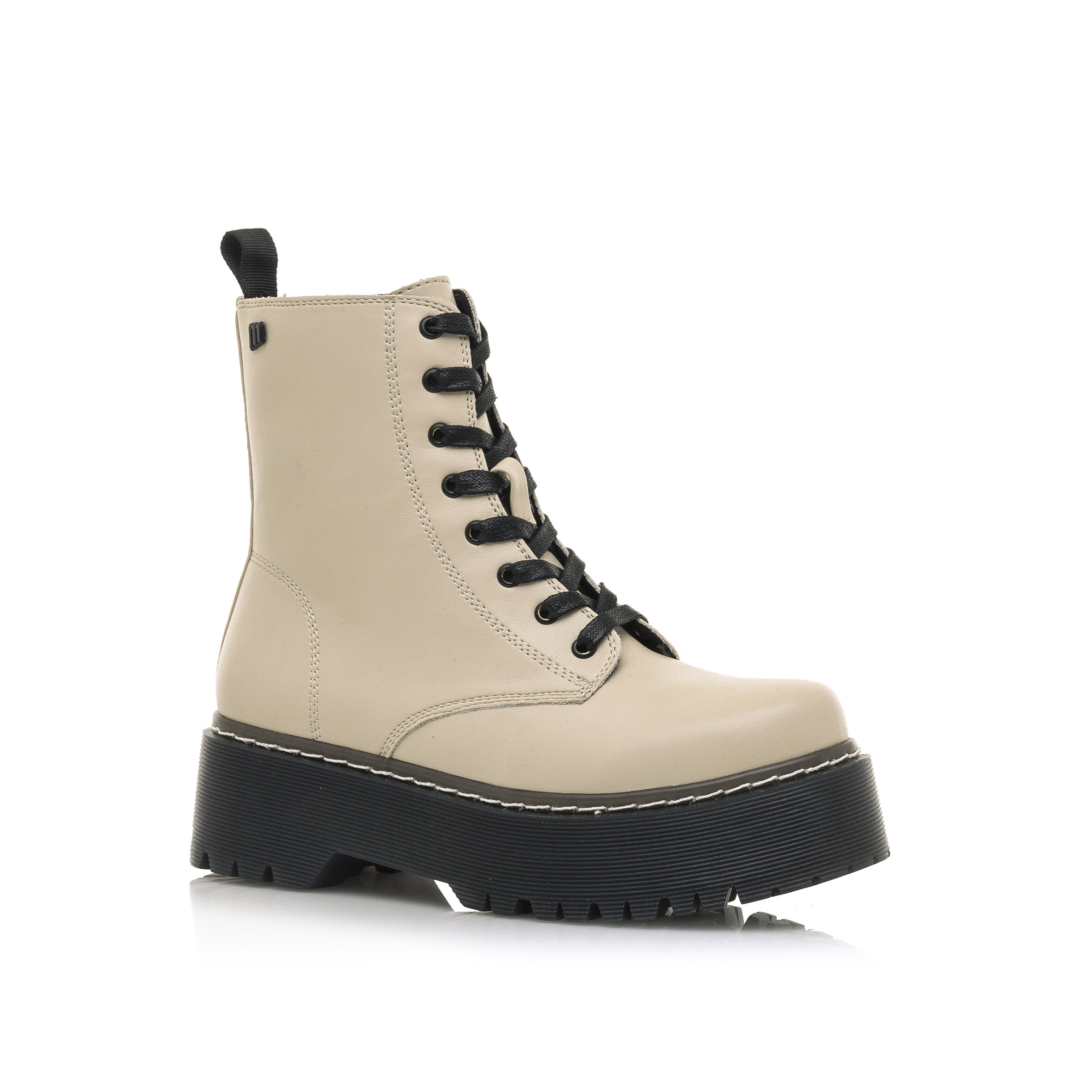 Botines blancos planos deals